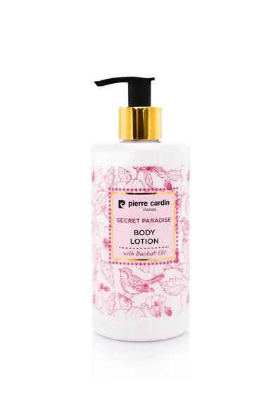 Pierre Cardin Secret Paradise Babobab Yağı İçeren Besleyici ve Nemlendirici Vücut Losyonu - 350 ML