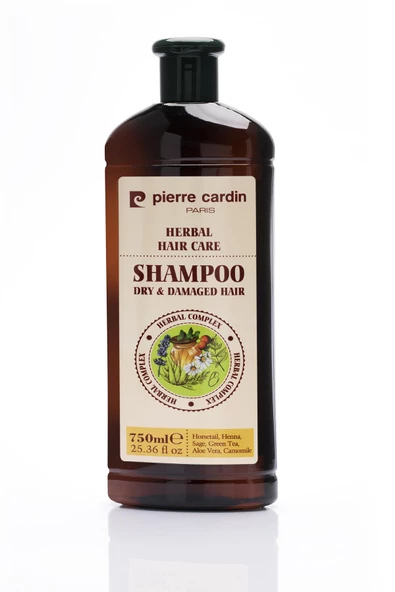 Pierre Cardin Herbal Shampoo For Dry & Damaged Hair 750 ML Bitkisel Şampuan ( Kuru ve Yıpranmış Saçlar) - 3