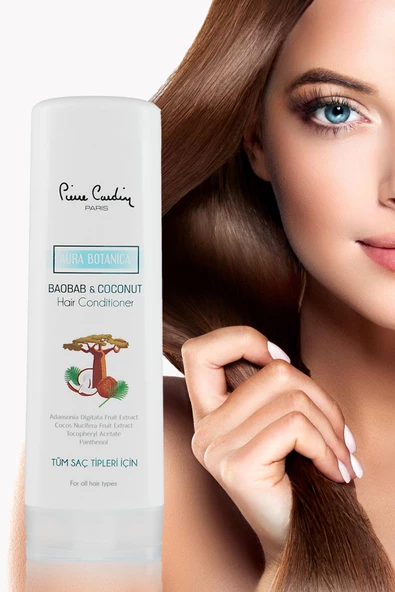 Pierre Cardin Aura Botanica Baobab ve Hindistan Cevizi Özlü Saç Kremi 360 ML - 2