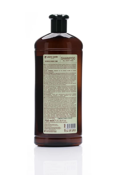 Pierre Cardin Herbal Shampoo For All Hair Types 750 ML Bitkisel Şampuan (Tüm Saç Tipleri) - 4