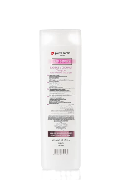 Pierre Cardin Aura Botanica Baobab & Hindistan Cevizi Özlü Şampuan 360 ML - 5
