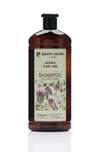 Pierre Cardin Herbal Shampoo For All Hair Types 750 ML Bitkisel Şampuan (Tüm Saç Tipleri) - 5
