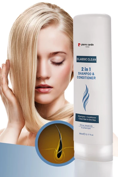 Pierre Cardin 2'si 1 Arada Şampuan & Saç Kremi - 360 ml - 2