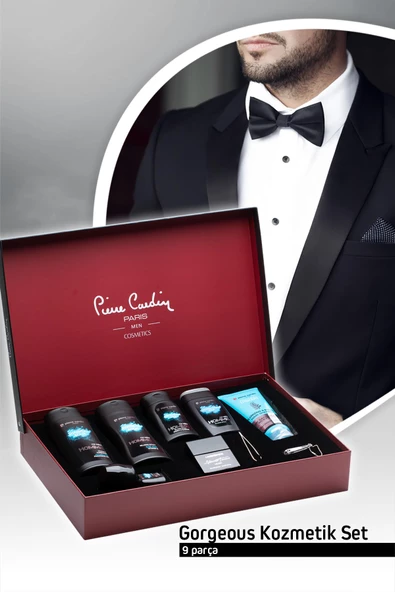 Pierre Cardin Gorgeous Erkek Kozmetik Çeyiz Seti 9'Lu - 2