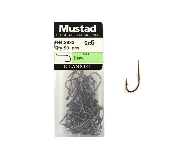 Mustad 5993 No:6 50 Pcs İğne