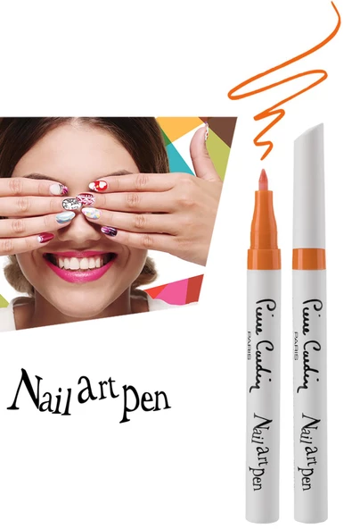 Pierre Cardin Nail Art Pen Tırnak Kalemi - Pumkin - 2