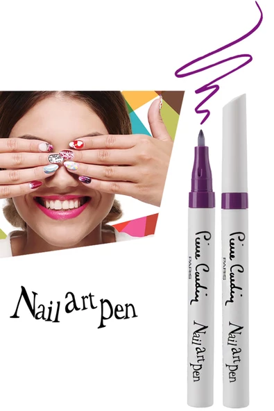 Pierre Cardin Nail Art Pen Tırnak Kalemi - Lilac - 2