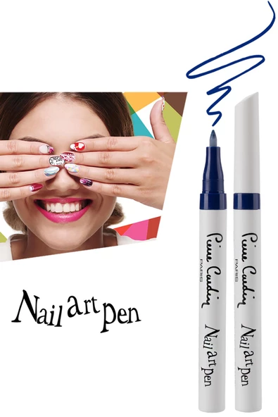 Pierre Cardin Nail Art Pen Tırnak Kalemi - Electric Blue - 2