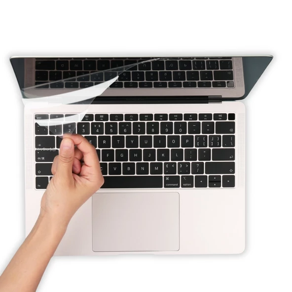 Macbook Air Pro 13 inç M1-M2 Ekran Koruyucu Parlak Anti Scratch A2179 A2337 A2338 A2251 A2289 ile Uyumlu - 4