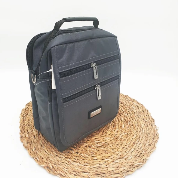 Yatay Fermuarlı Model Büyük Boy Erkek El Çantası - 10