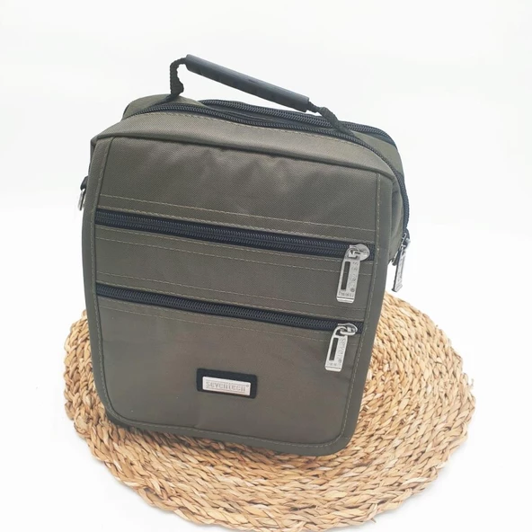 Yatay Fermuarlı Model Büyük Boy Erkek El Çantası - 3