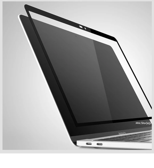 Laptop Ekran Koruyucu Macbook Pro 15 inç Çerçeveli Anti Glare A1707 A1990 ile Uyumlu - 4