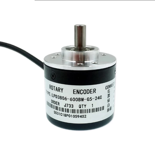Lpd3806-600bm-g5-24c AB İki Fazlı 5-24 V 600 Darbeler Artımlı Optik Döner Kodlayıcı - 2