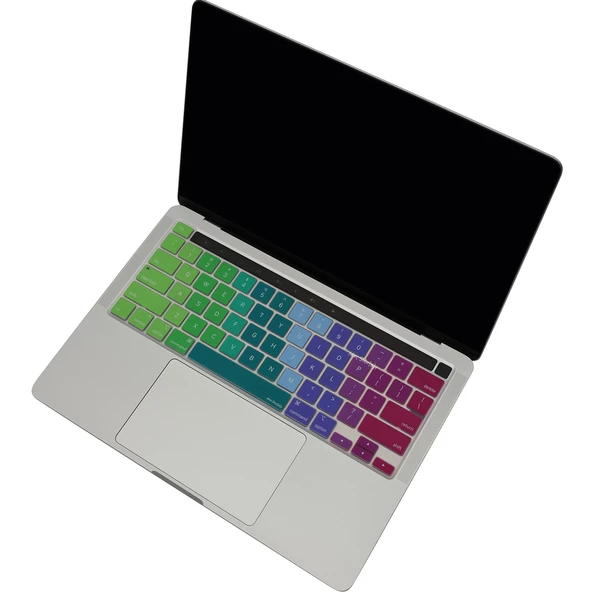 Macbook Pro Klavye Koruyucu 13inç M1-M2, Dazzle (US-ABD İngilizce) A2338 2289 2251 A2141 ile Uyumlu - 4