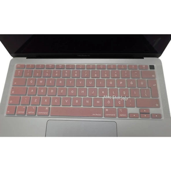 MacBook Air 13 Klavye Kılıfı A2179 A2337 M1 Türkçe Q Silikon İnce • Toz Sıvı Koruma Yıkanabilir - 9
