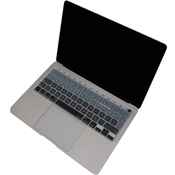 Macbook Air M1 13inç Klavye Koruyucu Türkçe Q Ombre A2179 A2337 ile Uyumlu - 12
