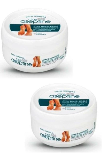 CİRE ASEPTINE AYAK BAKIM KREMİ 150ML 2 Lİ