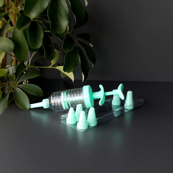 Hometarz Krema Pompası 8 Uçlu Pasta Pompası Pasta Şefi - 10