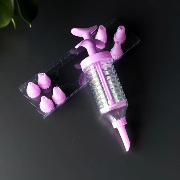 Hometarz Krema Pompası 8 Uçlu Pasta Pompası Pasta Şefi - 7