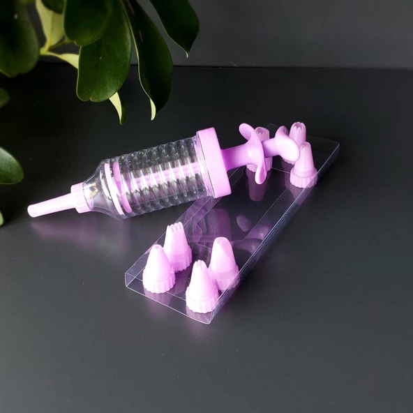 Hometarz Krema Pompası 8 Uçlu Pasta Pompası Pasta Şefi - 8