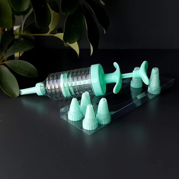 Hometarz Krema Pompası 8 Uçlu Pasta Pompası Pasta Şefi - 2