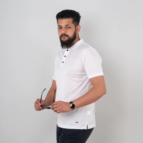 NEHİR by Faruk Ülker Polo Yaka Erkek T-Shirt - 10
