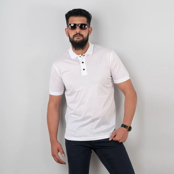 NEHİR by Faruk Ülker Polo Yaka Erkek T-Shirt - 9