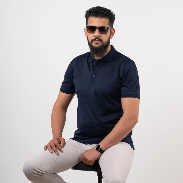 NEHİR by Faruk Ülker Polo Yaka Erkek T-Shirt - 5