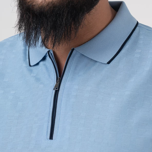 NEHİR by Faruk Ülker Polo Yaka Erkek T-Shirt - Resim 4