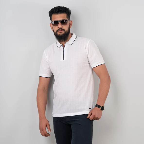 NEHİR by Faruk Ülker Polo Yaka Erkek T-Shirt - Resim 7
