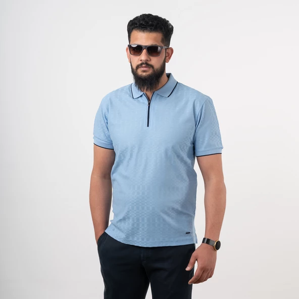 NEHİR by Faruk Ülker Polo Yaka Erkek T-Shirt - Resim 3
