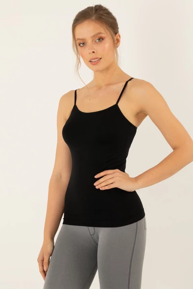 Miorre Seamless Dikişsiz İnce Askılı Tişört - 5