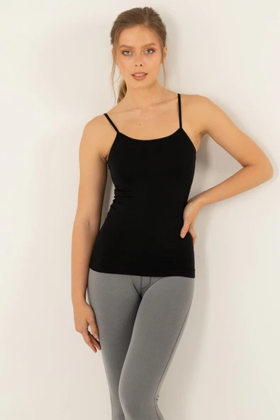 Miorre Seamless Dikişsiz İnce Askılı Tişört - 2