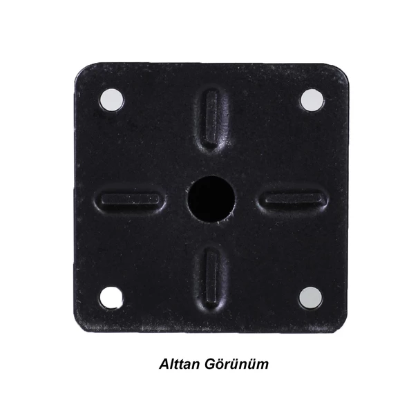 Nobel Mobilya Masa Sehpa Ayağı Metal Ayak 12 Cm (Renk Seçenekli) - 9