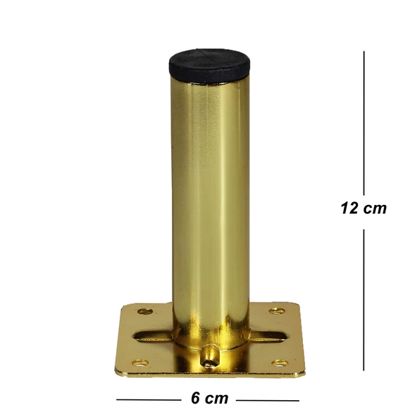Nobel Mobilya Masa Sehpa Ayağı Metal Ayak 12 Cm (Renk Seçenekli) - 5