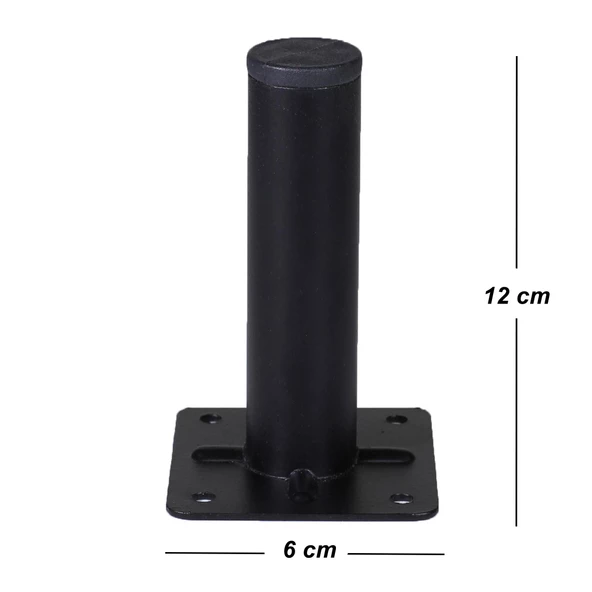 Nobel Mobilya Masa Sehpa Ayağı Metal Ayak 12 Cm (Renk Seçenekli) - 6