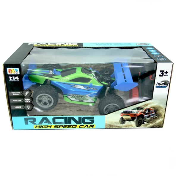 1:14 Racing High Speed Şarjlı-Işıklı U/K Buggy Araba - 9