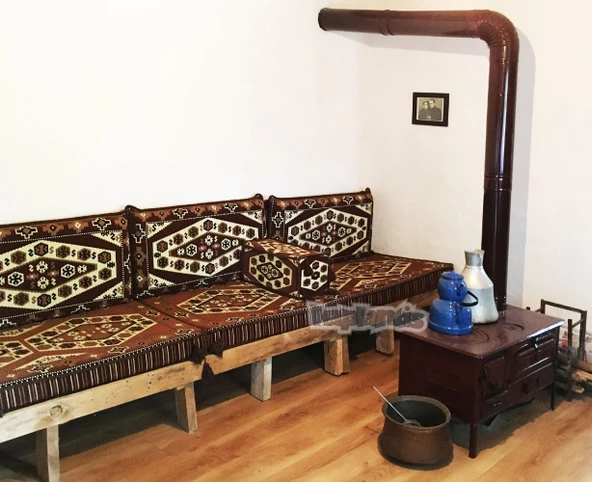 Shark Anatolia Yörük Şark Köşesi İkili Sedir Takımı Kahve - 5