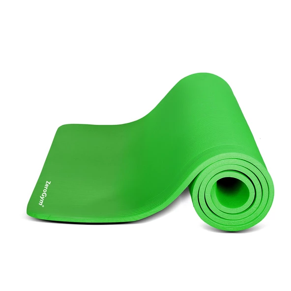 ZERO GYM Egzersiz Matı Yeşil 180X60X1CM Ekstra Kalın Yüksek Yoğunluklu Yırtılmaz Egzersiz Yoga Minderi Ve Taşıma Kayışı - 3
