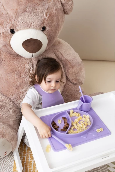 Wee Baby 925 Prime Matlı Tabak Mor - 4