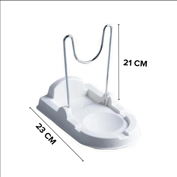 Hometarz Kapak Kepçe Standı Yemek Pişirmeye Yardımcı Organizer - 2