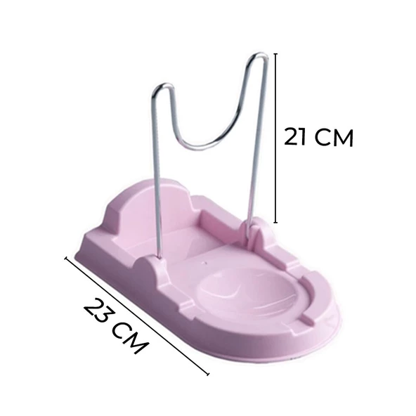 Hometarz Kapak Kepçe Standı Yemek Pişirmeye Yardımcı Organizer - 6