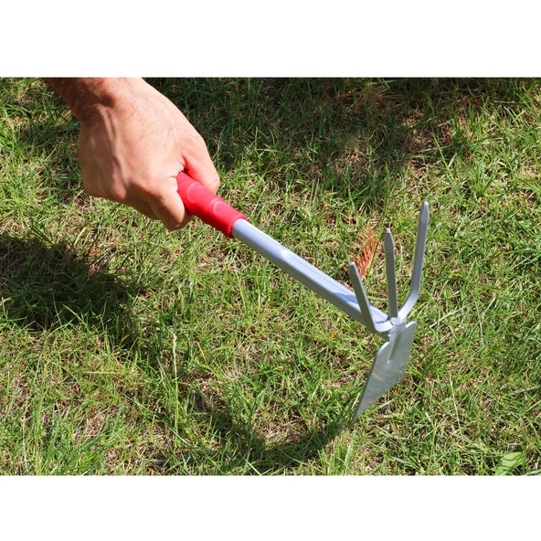 Maxgarden El Çapası Saplı Küçük Tarla Bahçe Çapası 3 Dişli 32 cm - 3