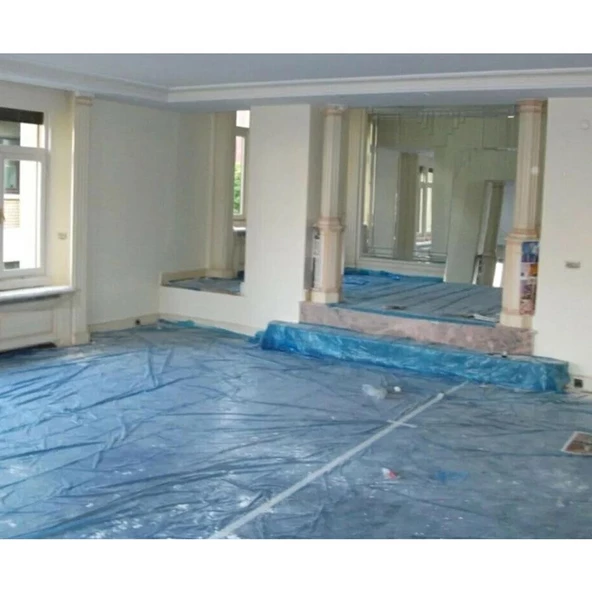 Branda Örtü Boyacı Naylonu Eşya Zemin Koruma 30 m² (4x7.5 Metre) - 3