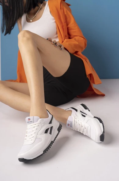 Muggo MGMORİS Unisex Günlük Garantili Yürüyüş Koşu Sneaker Spor Ayakkabı - 7