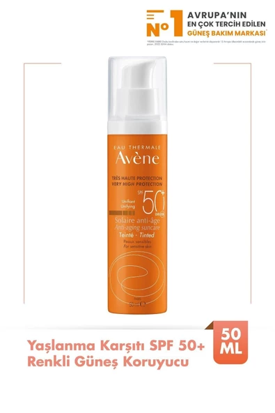 Avene Yaşlanma Karşıtı SPF 50+ Renkli Güneş Koruyucu 50 ml