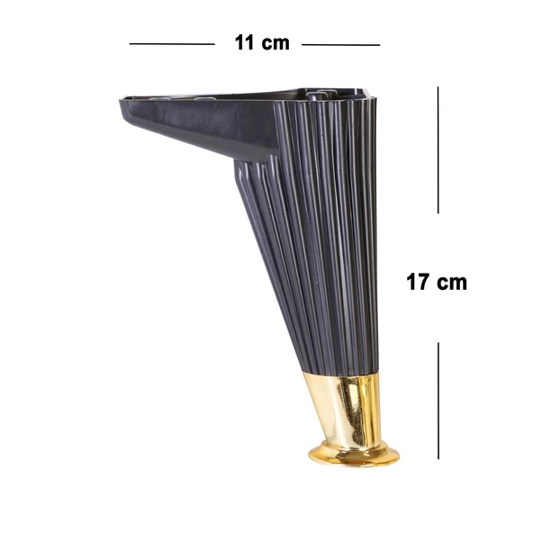 Nobel Mobilya Kanepe Masa Sehpa Ayağı Baza Ayak 17cm (Renk Seçin) - 8