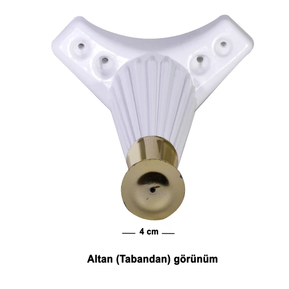 Nobel Mobilya Kanepe Masa Sehpa Ayağı Baza Ayak 17cm (Renk Seçin) - 5