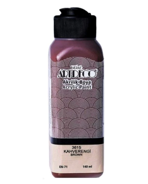 Artdeco Akrilik Boya 140 ml Kahverengi