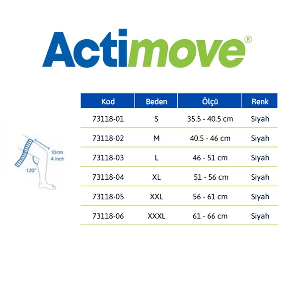 Actimove Menteşeli Dizlik Bedeni Saran Yapı, Kondil Pedleriyle - 7